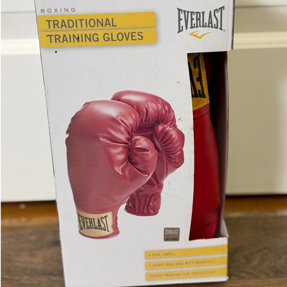 Everlast‎ Traditional Training Boxing Gloves Red SIZE Small